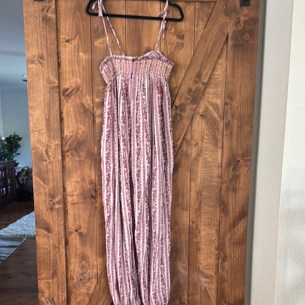 Free People Pink Floral Women's Jumpsuit